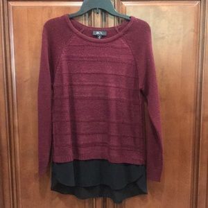 BCX Layered Look Sweater